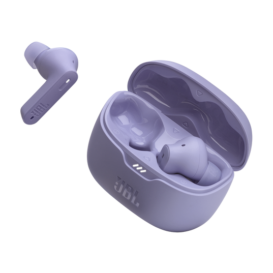 JBL Tune Beam - Purple - True wireless Noise Cancelling earbuds - Detailshot 4